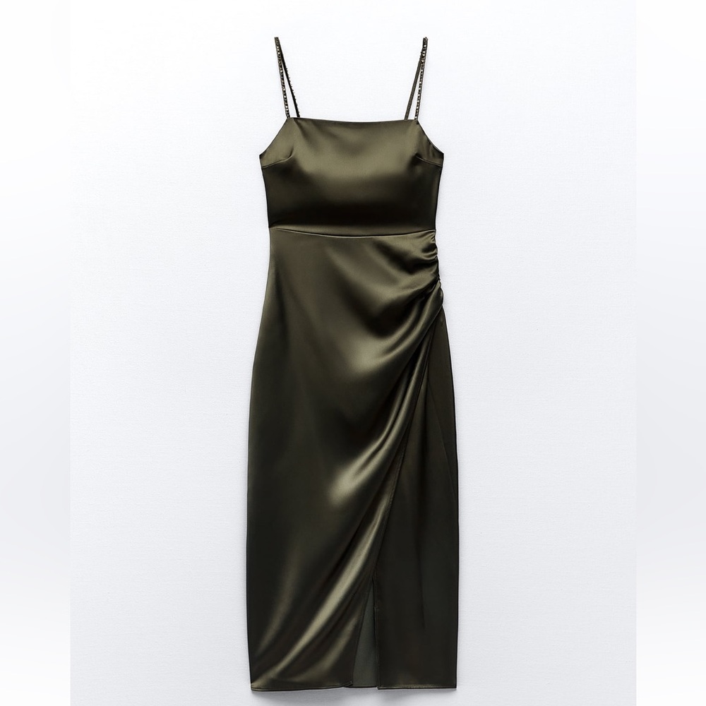 Zara Olive dress